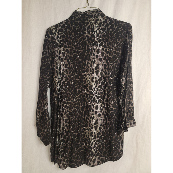 Vintage Limited Edition Hutspah Leopard Shirt Mens L - Picture 1 of 5